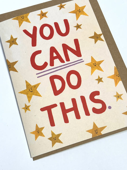 Hayley Wells you can do it motivation card