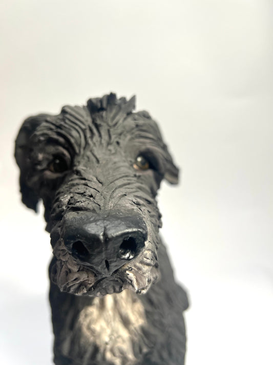 Lurcher sculpture