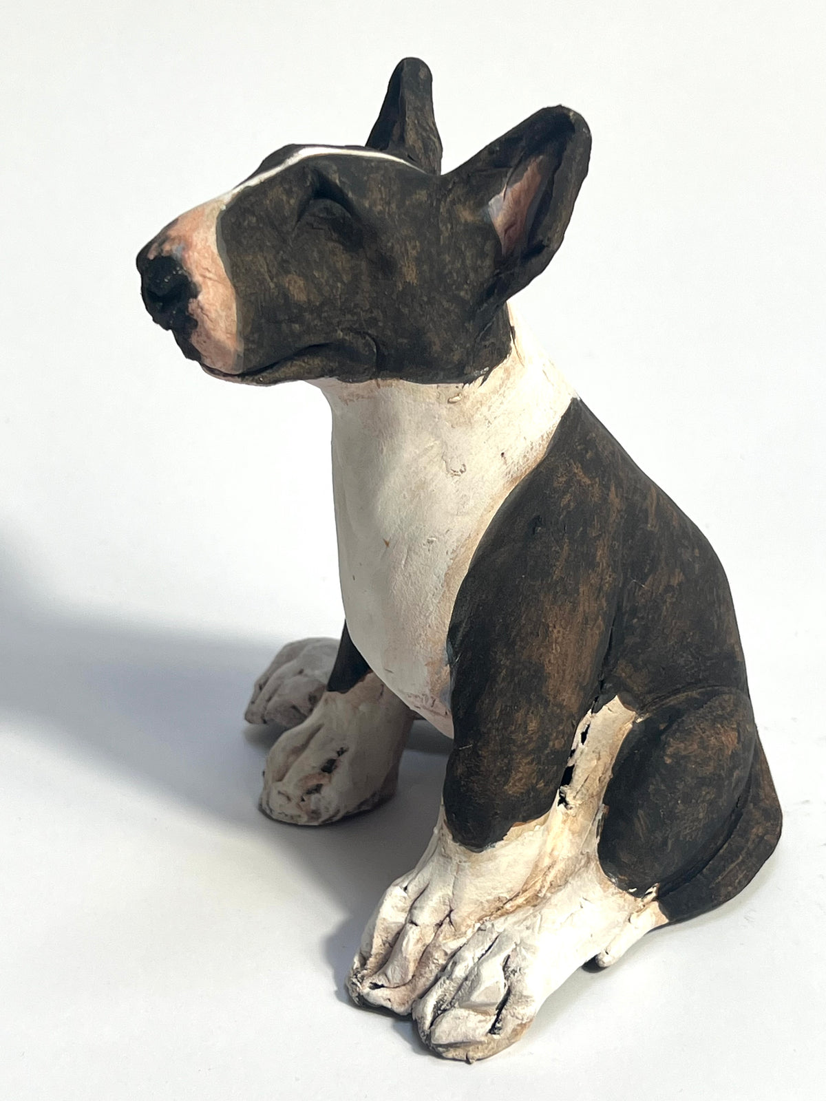 Small bull terrier sculpture
