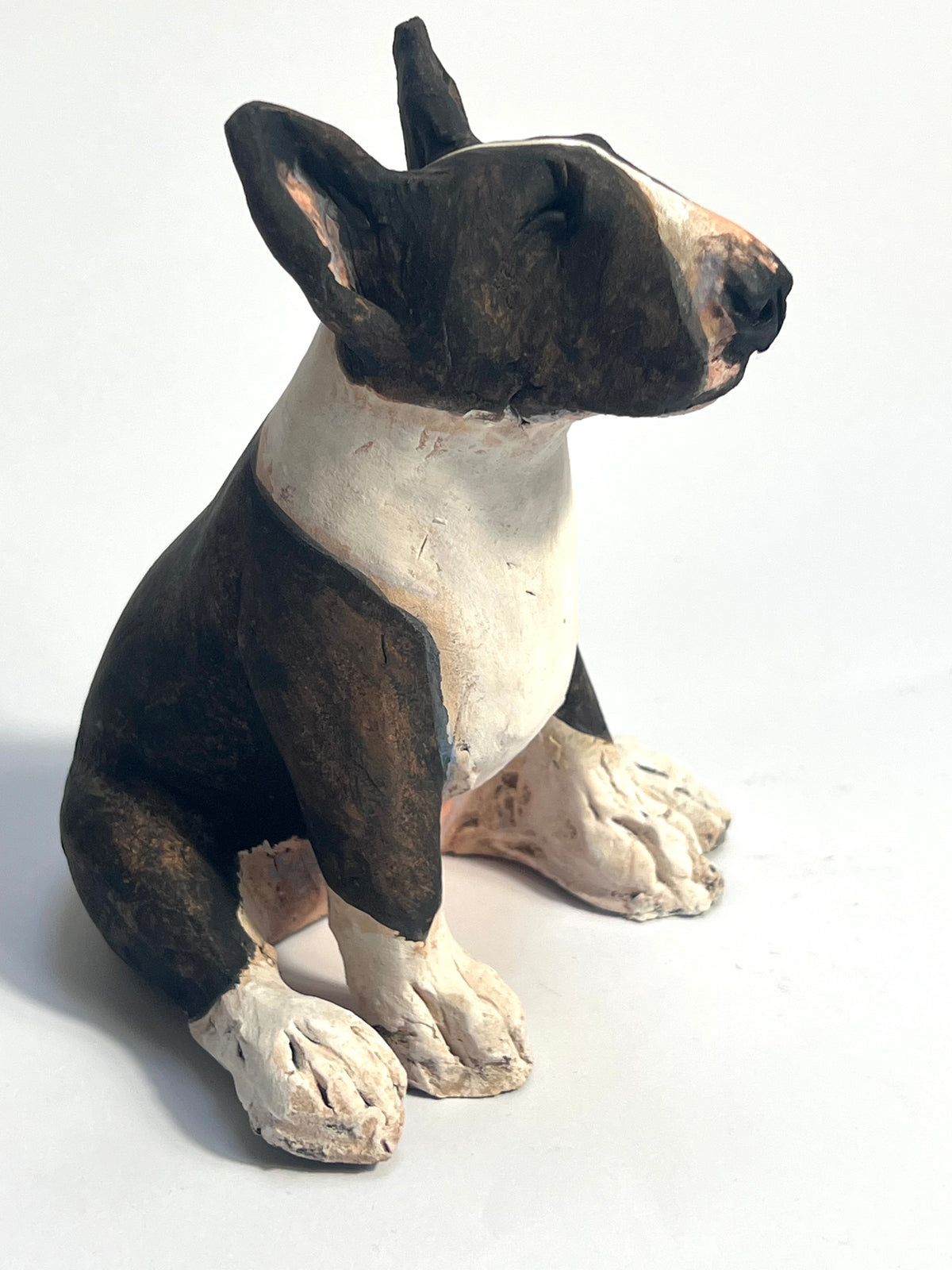 Small bull terrier sculpture