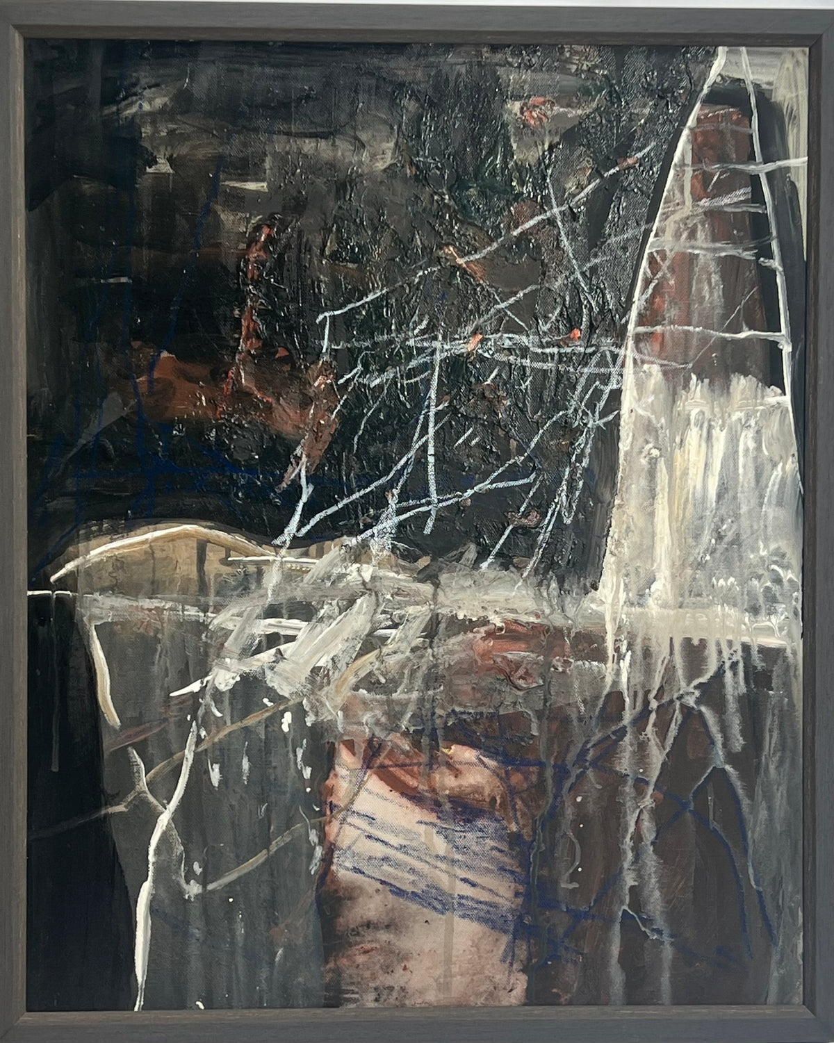 Mixed media painting by Andrew Lawes