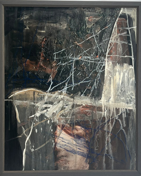 Mixed media painting by Andrew Lawes