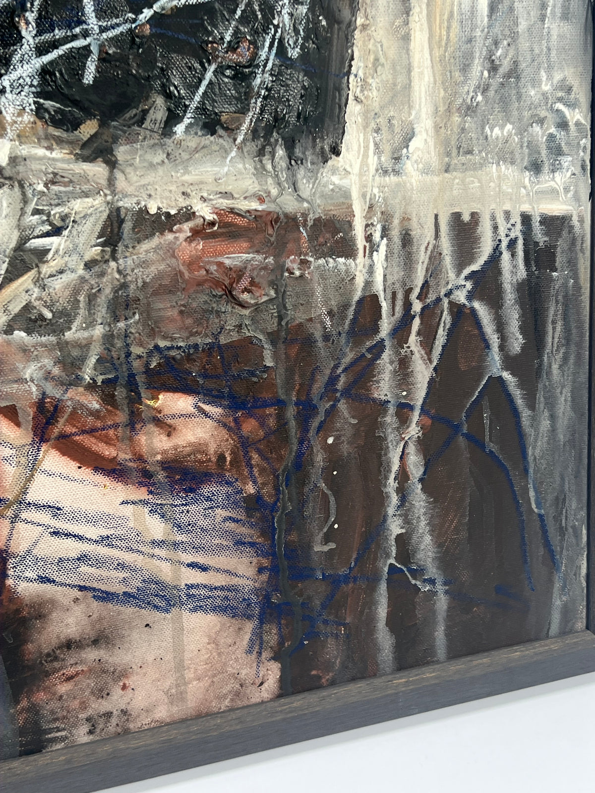 Mixed media painting by Andrew Lawes
