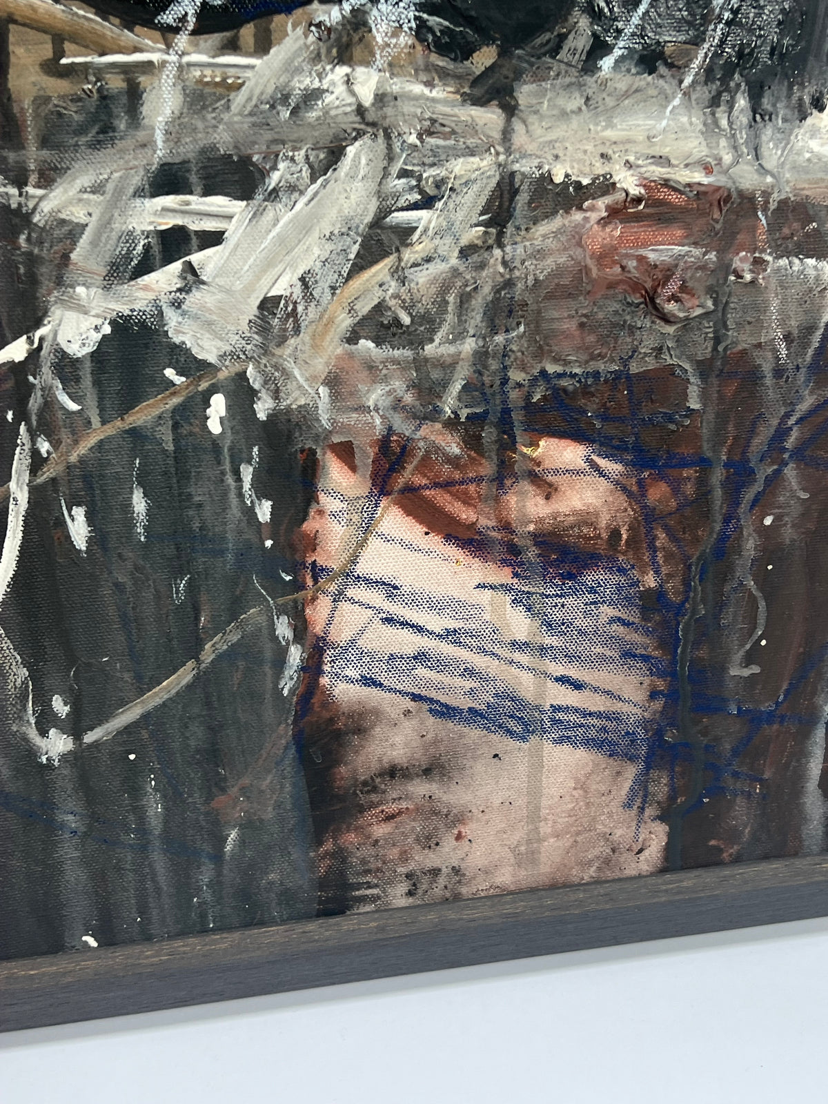 Mixed media painting by Andrew Lawes