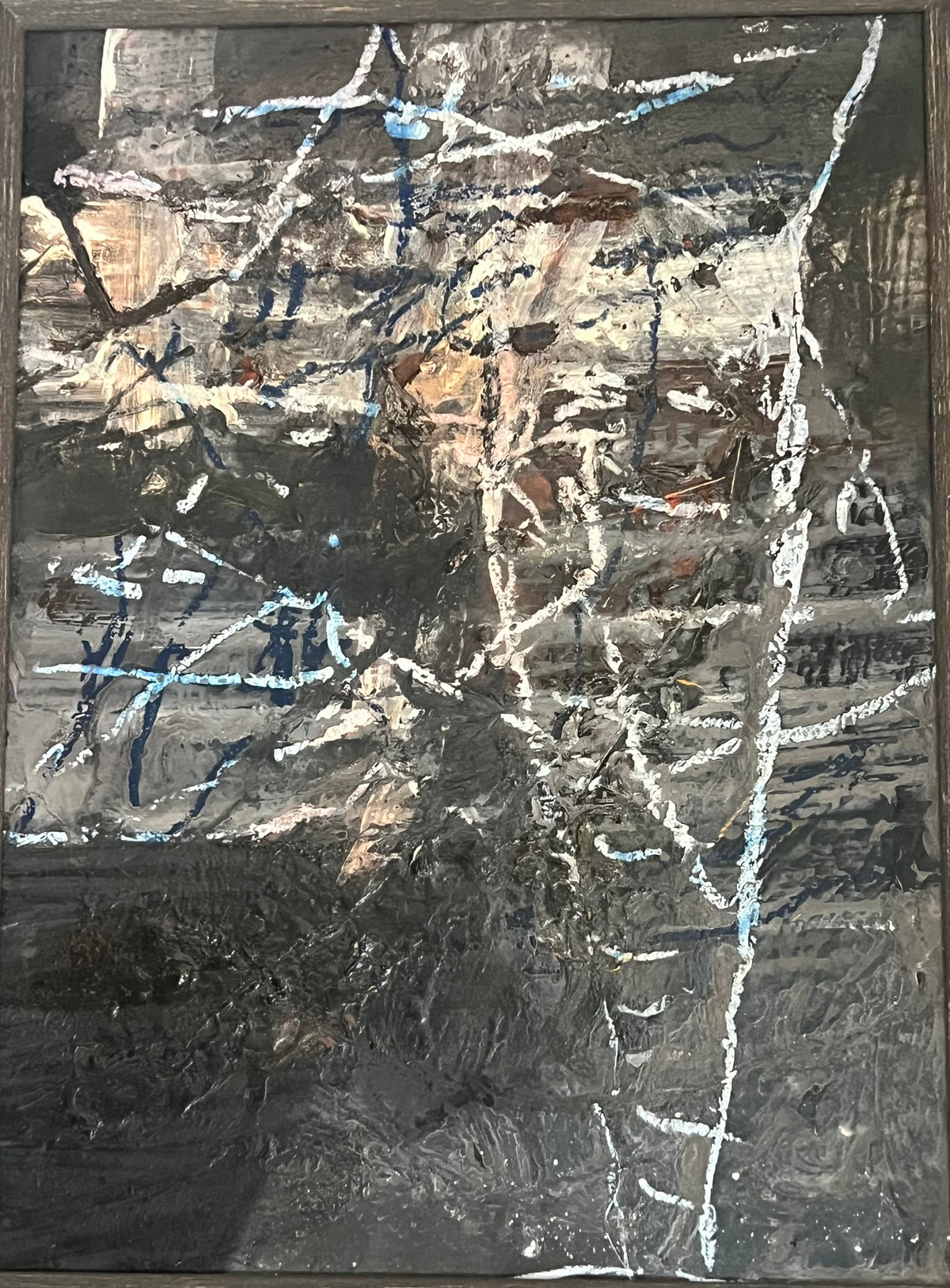 Mixed media painting by Andrew Lawes