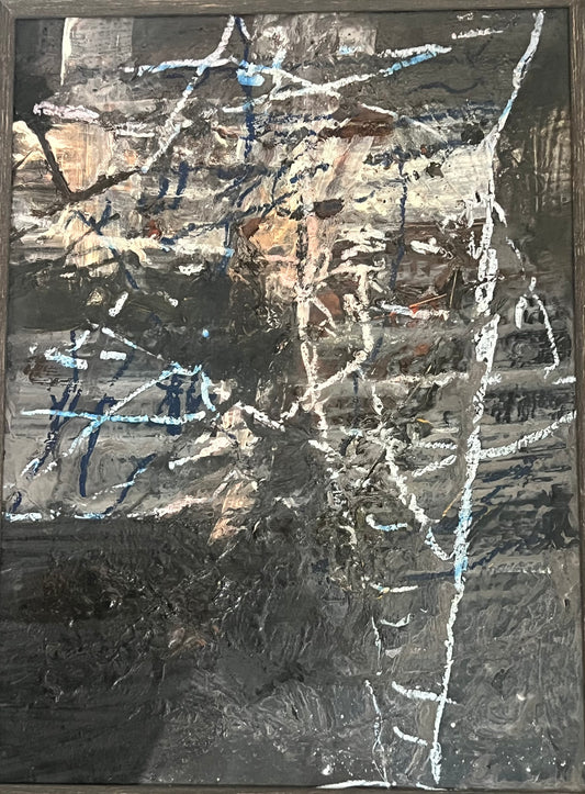 Mixed media painting by Andrew Lawes