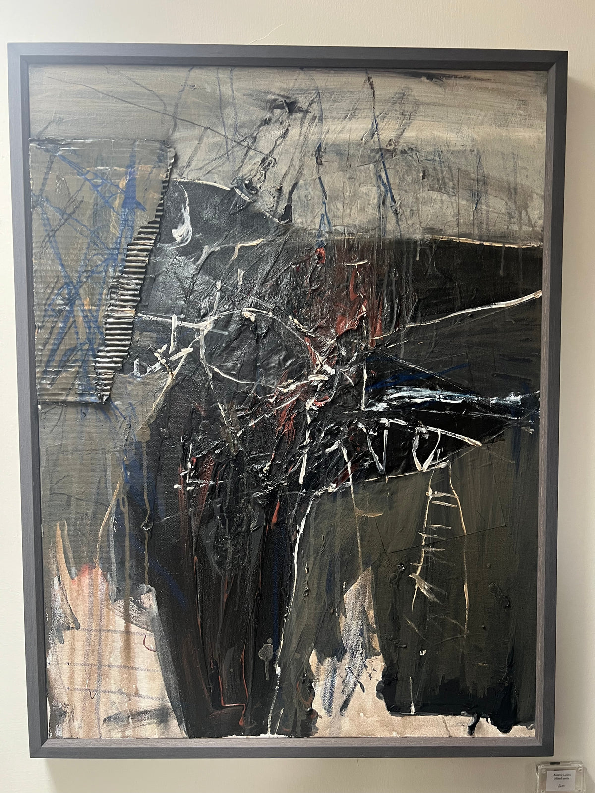 Mixed media painting by Andrew Lawes