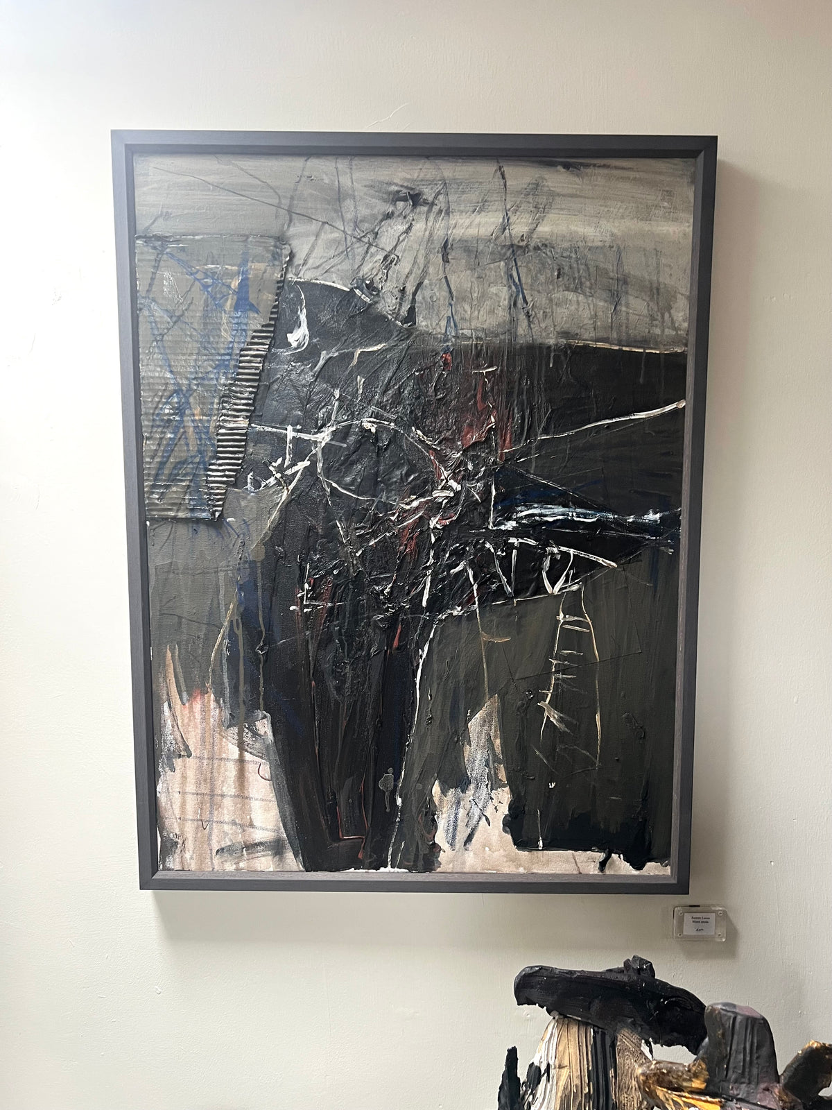 Mixed media painting by Andrew Lawes
