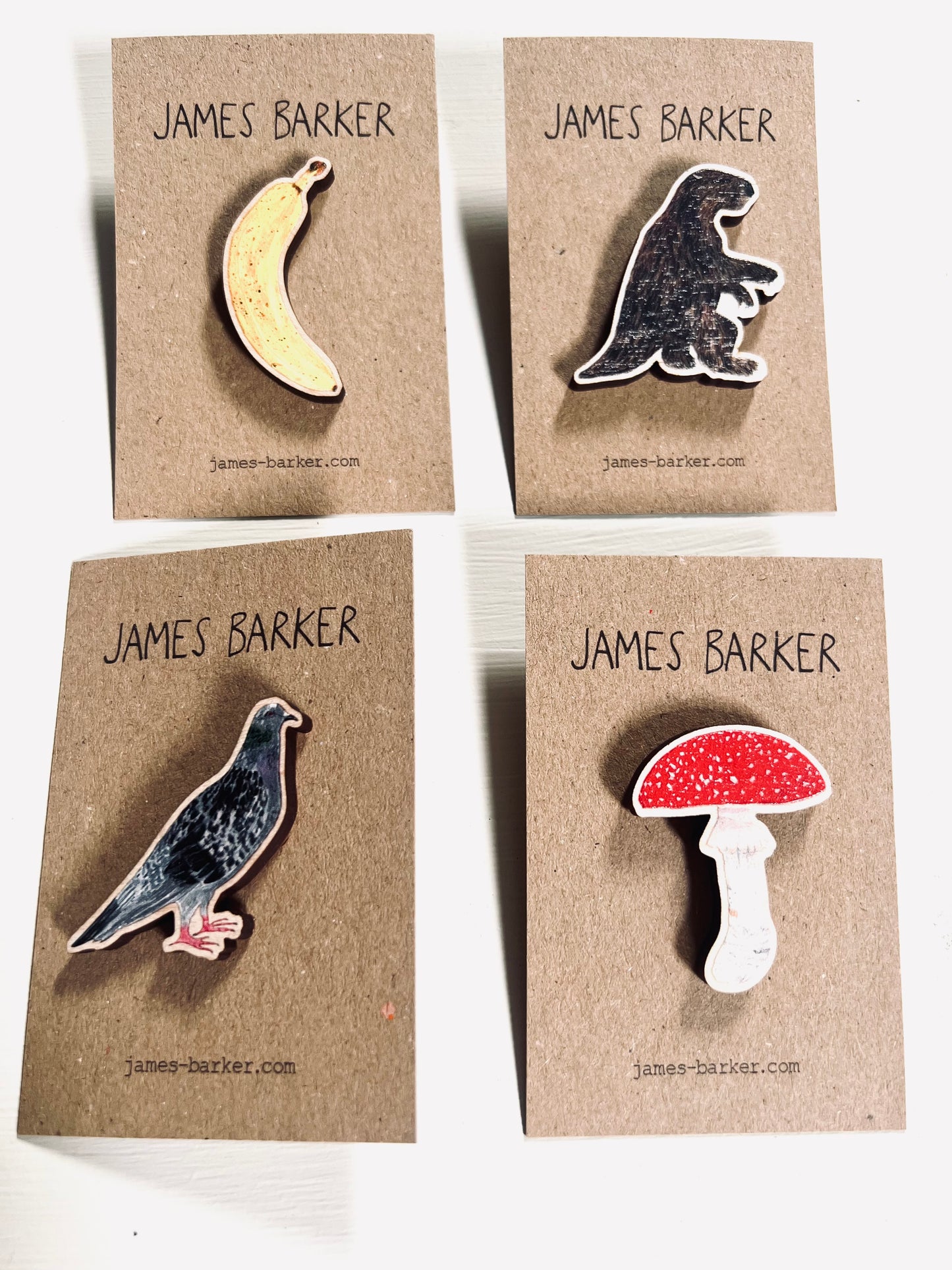 Pigeon badge by James Barker