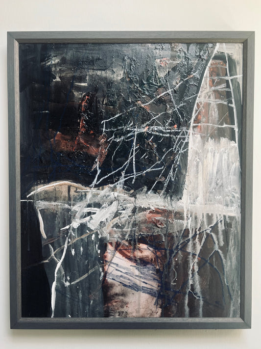 Mixed media painting by Andrew Lawes